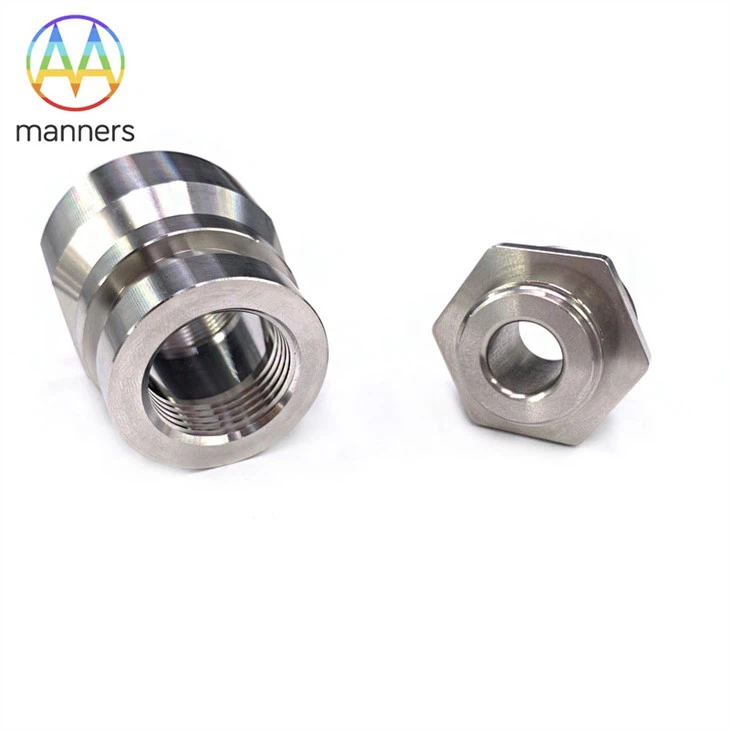 CNC machining ryðfríu stáli skafthlutar
